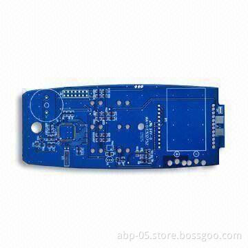 2-layer PCB, Used for Testing and Control, with Cross Blind Vias